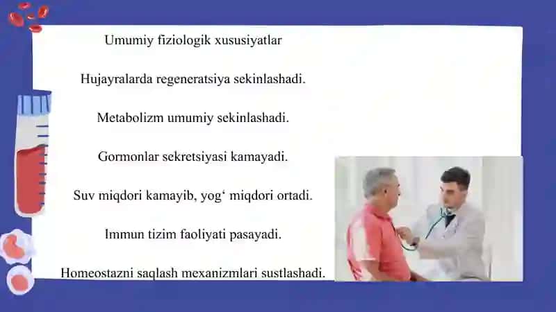 Keksa organizmning fiziologik xususiyatlari 4