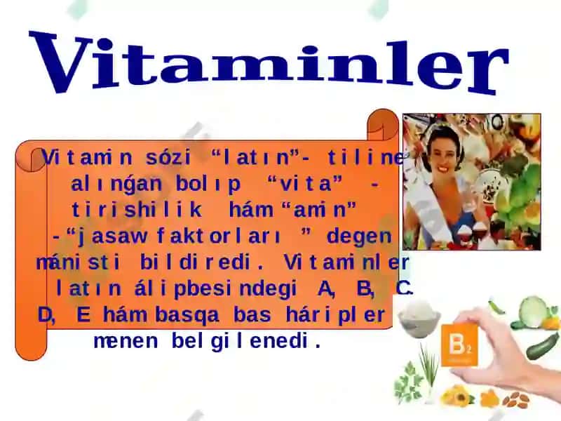 Vitaminler 5