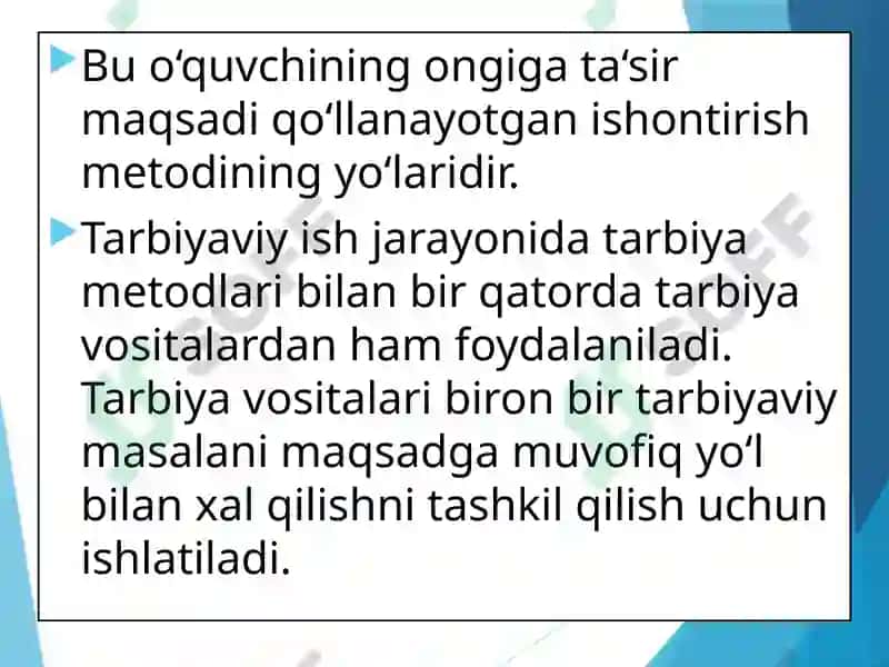 TARBIYANING UMUMIY METODLARI 5