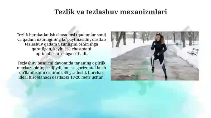 Qisqa masofaga yugurishda maxsus jismoniy tayyorgarlik 5