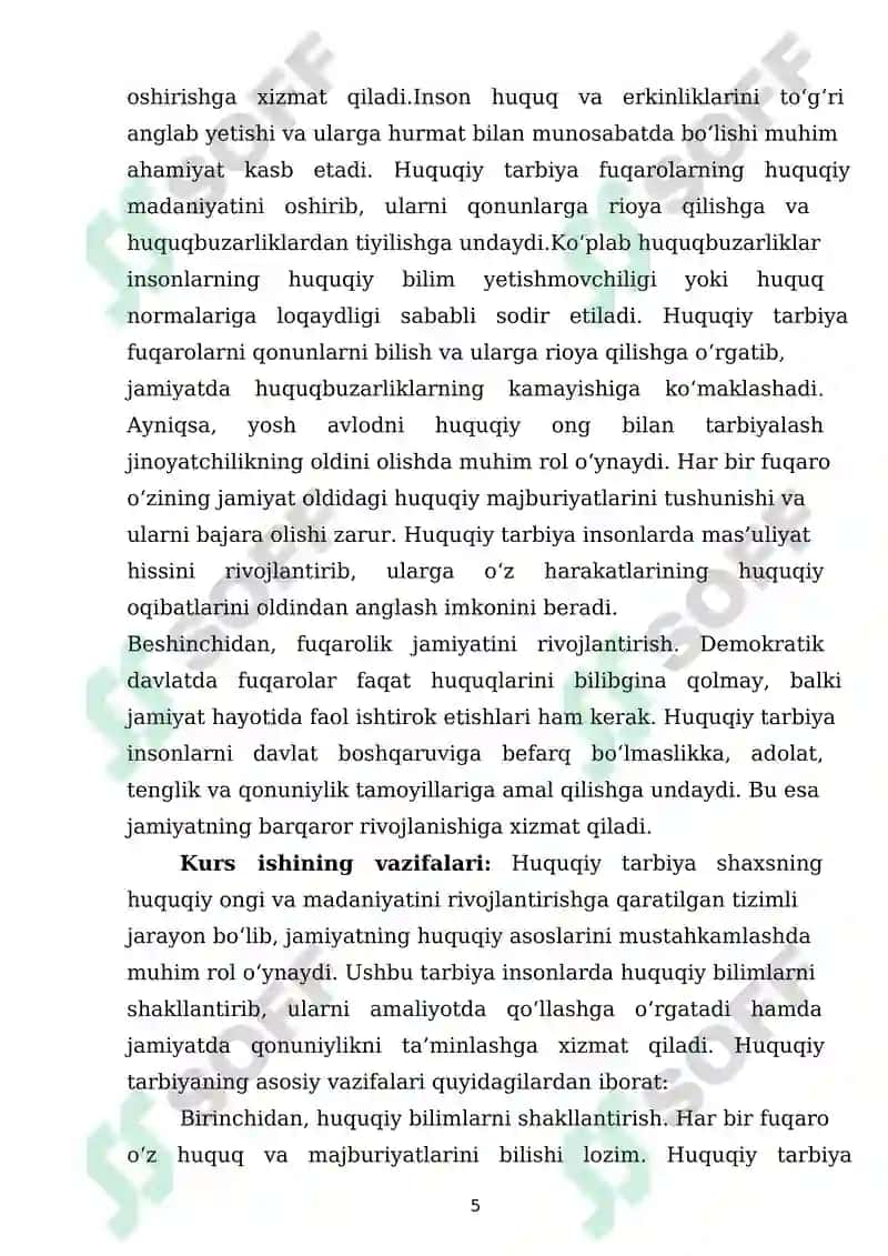 HUQUQIY TARBIYANING MAQSAD VA VAZIFALARI 5