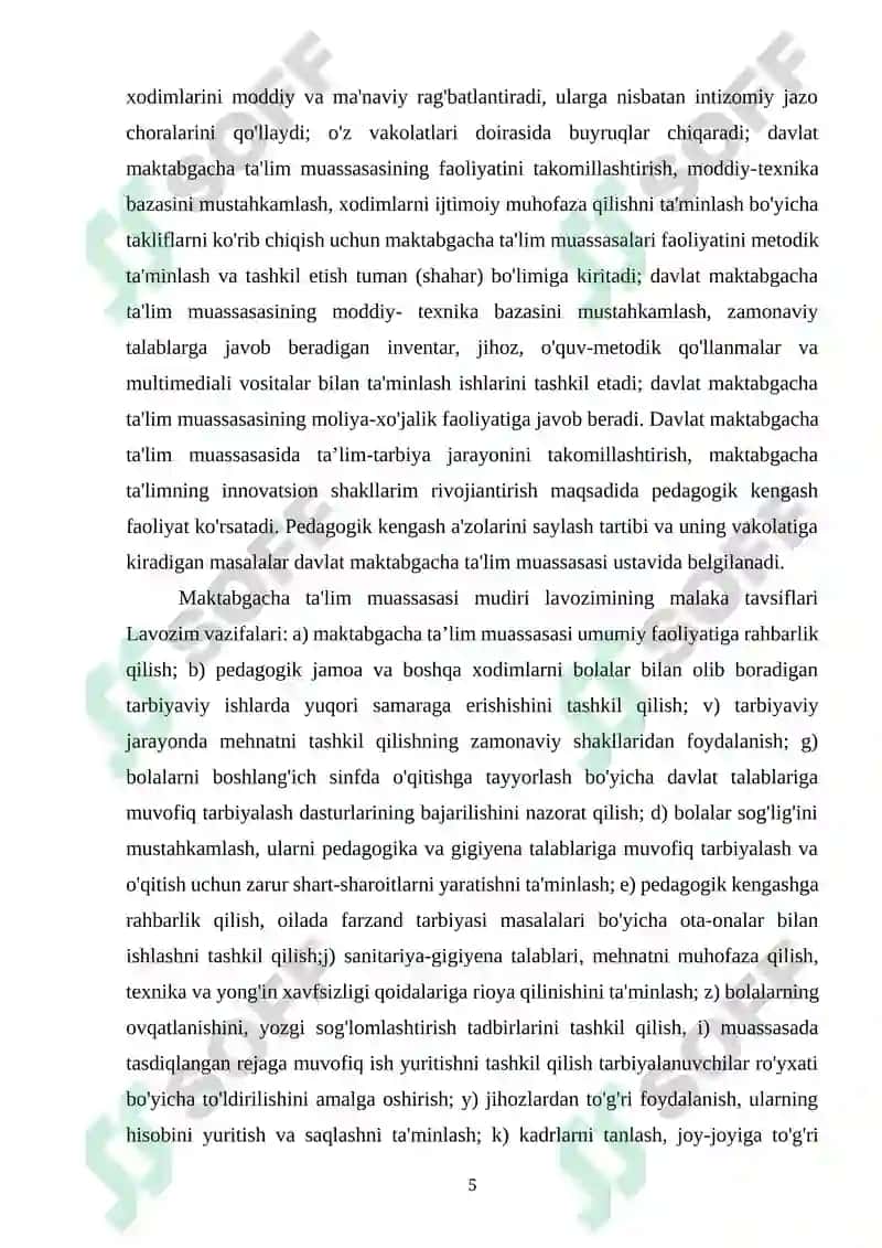 Maktabgacha Ta'lim Tashkilotlari 5