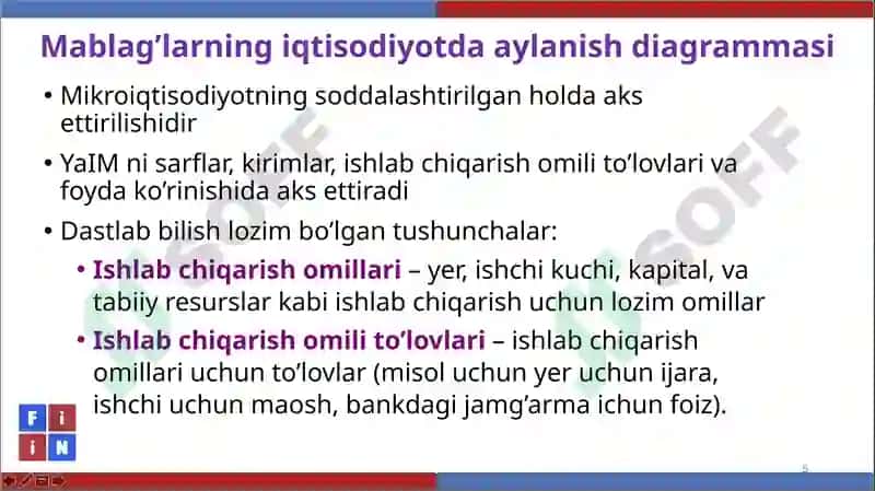 ASOSIY MAKROIQTISODIY KO’RSATKICHLAR 5