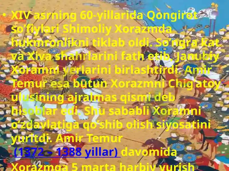 Amir Temurning harbiy yurishlari 5
