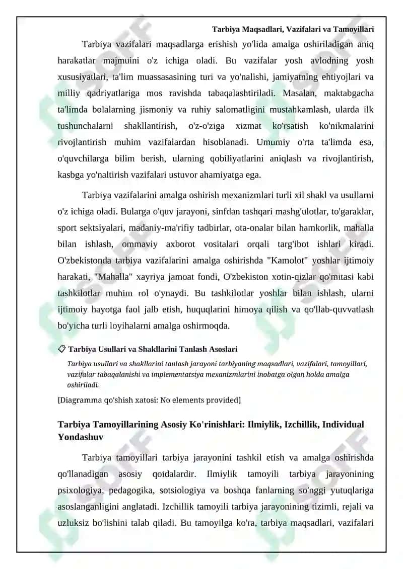 Tarbiya metodlari va shakllarini tanlash asoslari 5