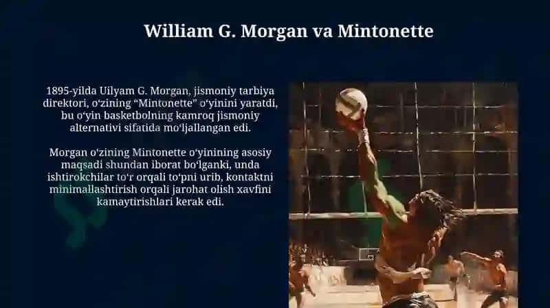Voleyboloʻyinining vujudga kelishi va rivojlanishi 5