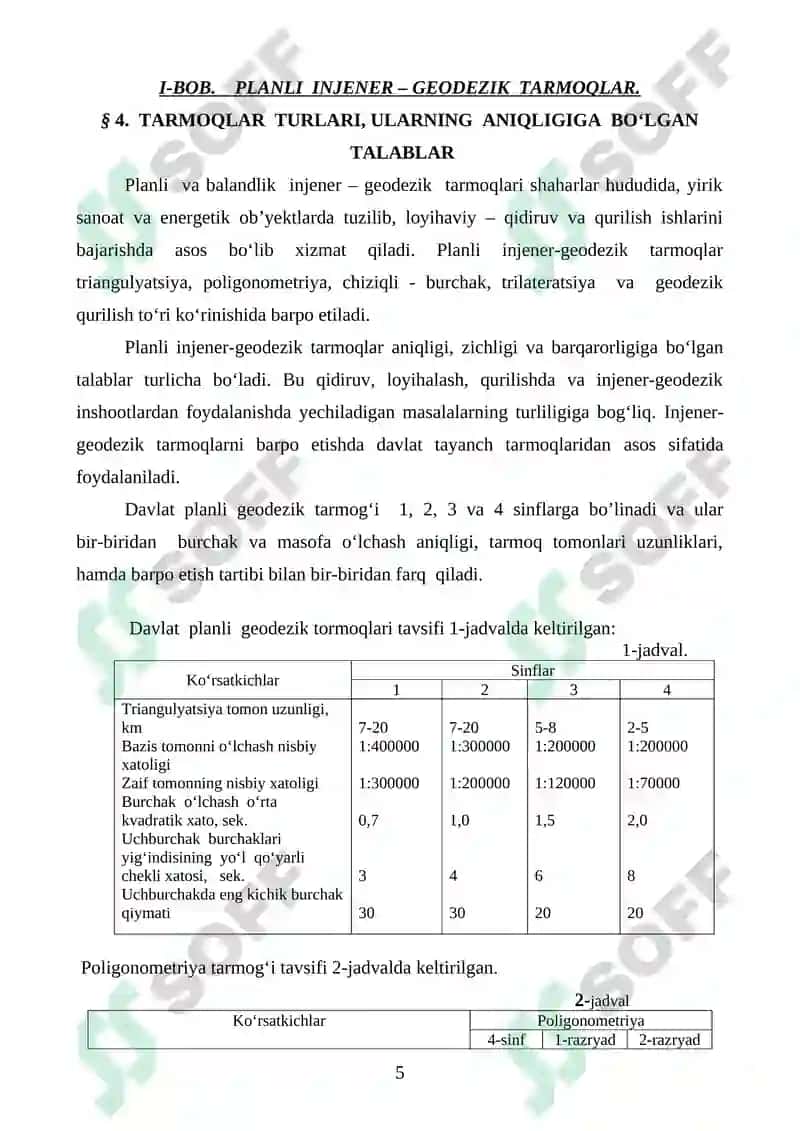 Injenerlik Geodeziyasi 5