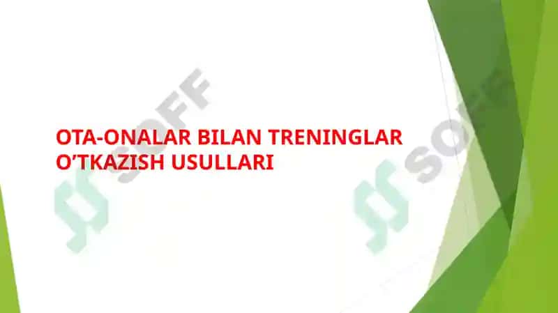 Maktabgacha ta’lim tashkilotlarini ota-onalar bilan jamoatga qaratish 5