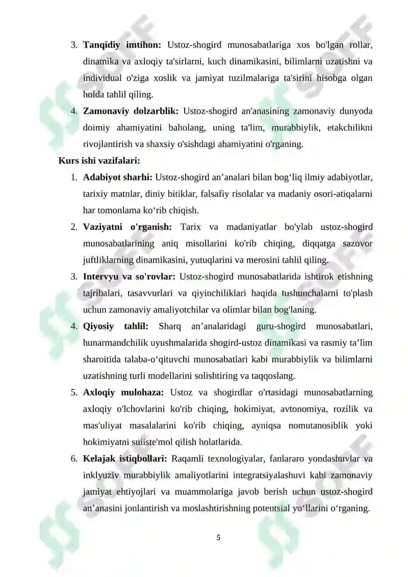 TARBIYAVIY ISHLAR METODIKASI 5