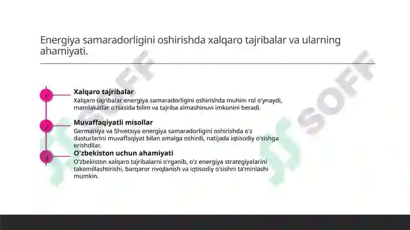Energiya samaradorligini oshirish yo'nalishlari 5