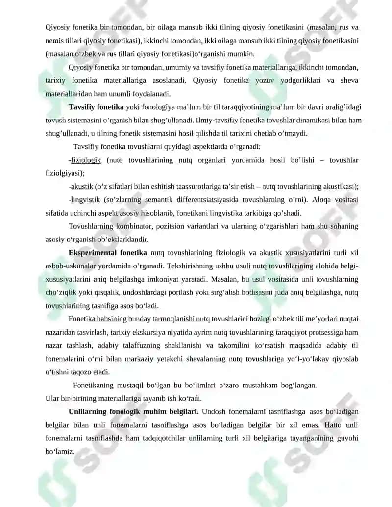 Fonetika o‘zgarishlar jarayoni 5