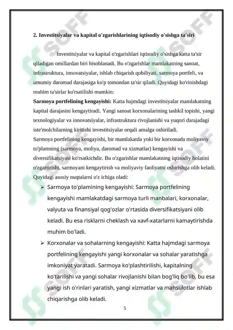 Iqtisodiy tahlilda omillar aloqadorligi va ularning turlari REFERAT ISHI 5