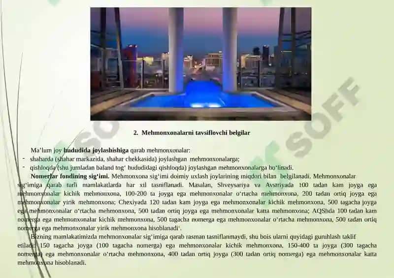Mehmonxonalarning turlari. 5