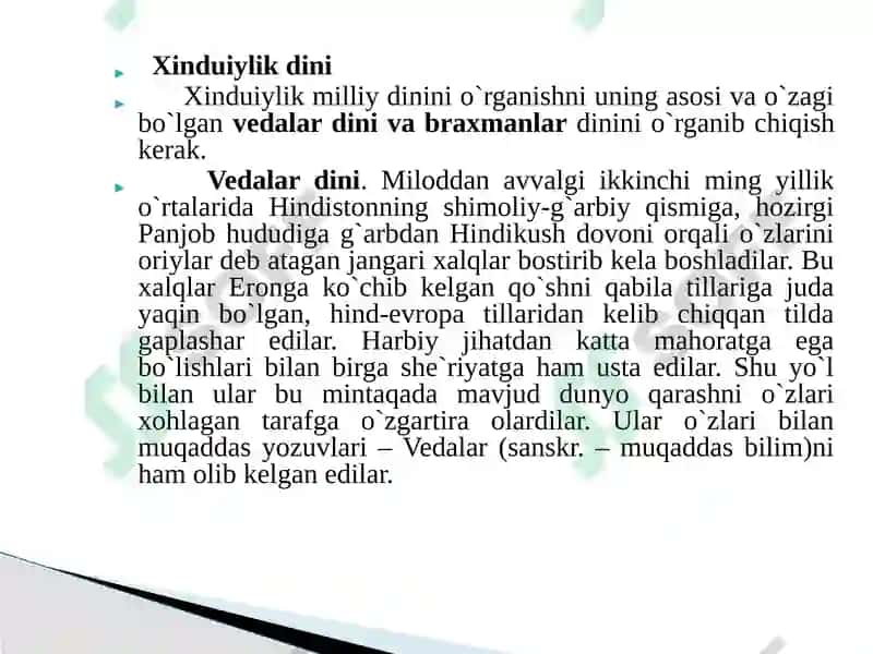Milliy Dinlar 5