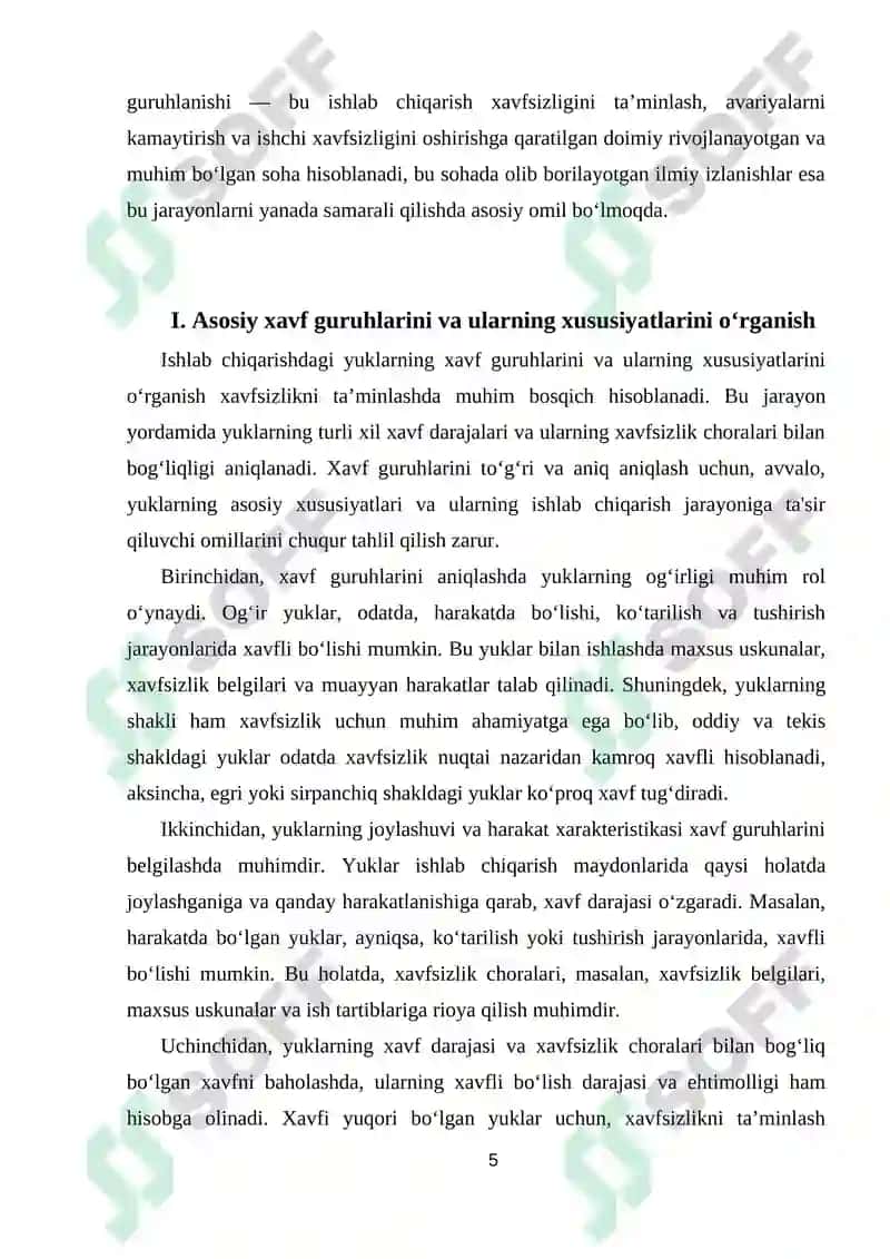 Xavfsizlik bo‘yicha guruhlash 5