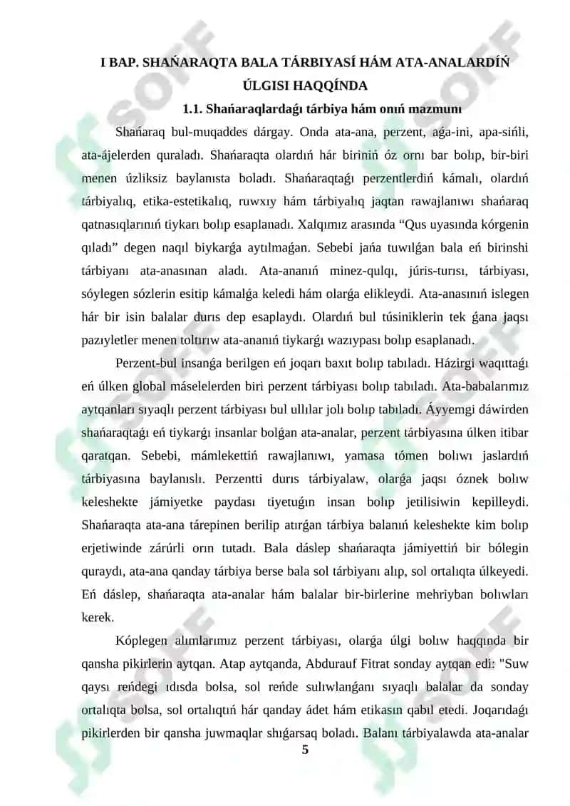 Shańaraq kurs jumısı 5