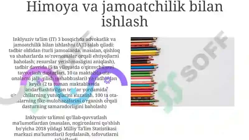 Inklyuziv Ta'lim Dasturi 5