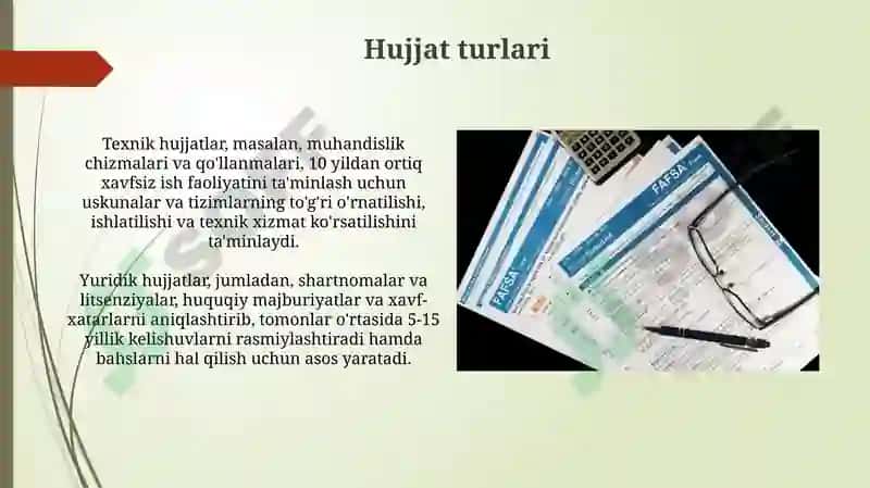 Ma'lumotaxborothujjatlari 5