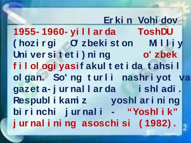 O’zbegimning asli shoiri 5
