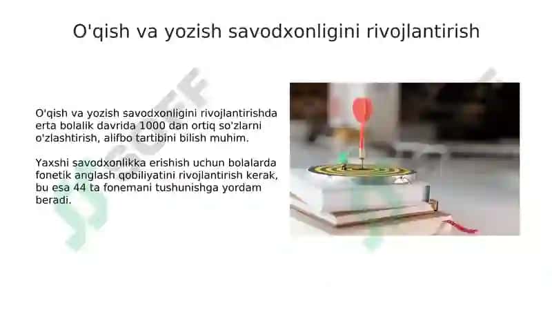 Boshlang‘ich ta’limning maqsad va vazifalari 5
