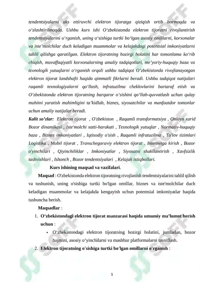 Elektron tijoratni o'zbekistonda rivojlanish tendetsiyalari 5