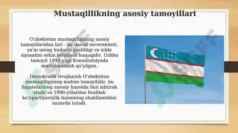 O'zbekiston mustaqilligi va tarixiy ahamiyati 5