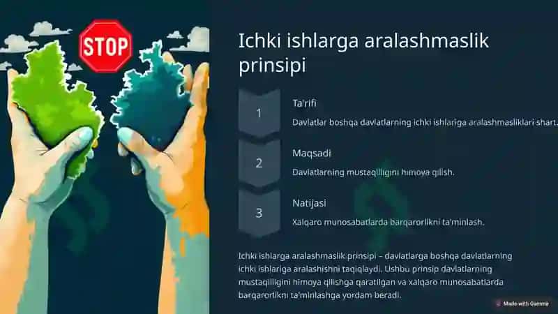 Zamonaviy xalqaro huquqning asosiy prinsiplari va xalqaro huquqda javobgarlik 5