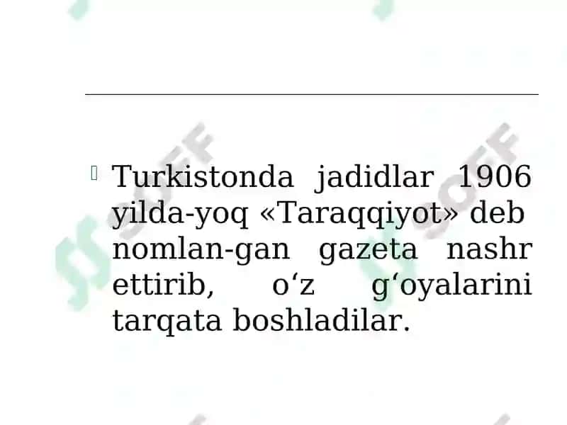 TURKISTON JADIDCHILIK HARAKATIDA TA’LIM VA TARBIYA 5