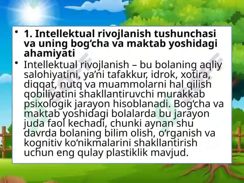 INTELLEKTUAL RIVOJLANISH DARAJASINI ANIQLASH METODLARI 5