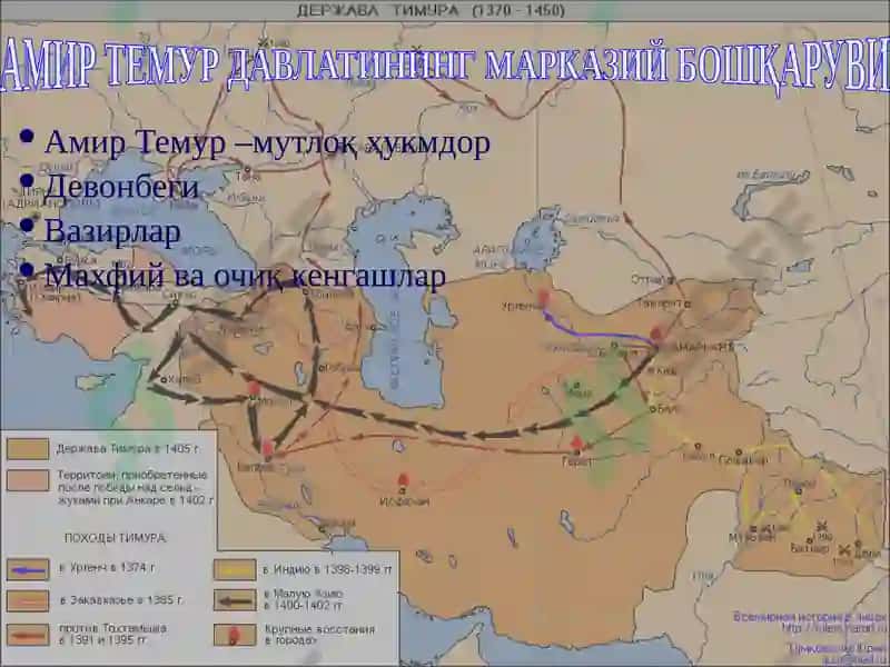 Amir Temur va temuriylar davrida o‘zbek davlatchiligining yuksalishi 5
