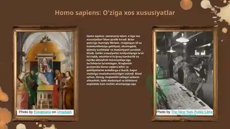 Zamonaviy odamning evolyutsiyasi 5