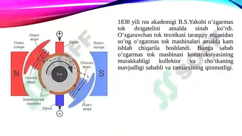 O’zgarmastok mashinalariuning tuzilishi va ishlash prinsi 5