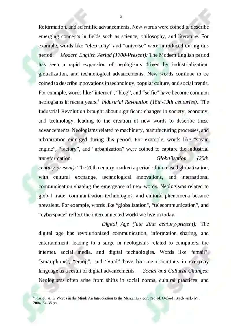 Neologisms Study Guide 5