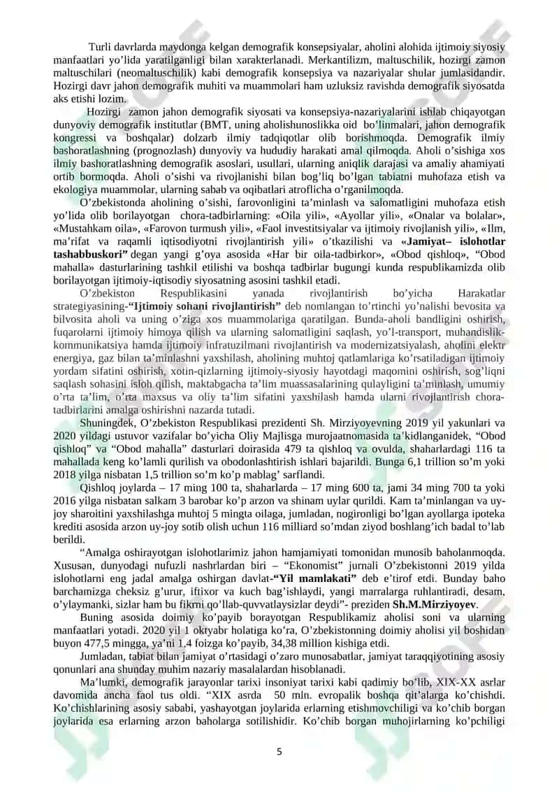 Aholi va iqtisodiy geografiya asoslari (1-qism) ma’ruza matni 5