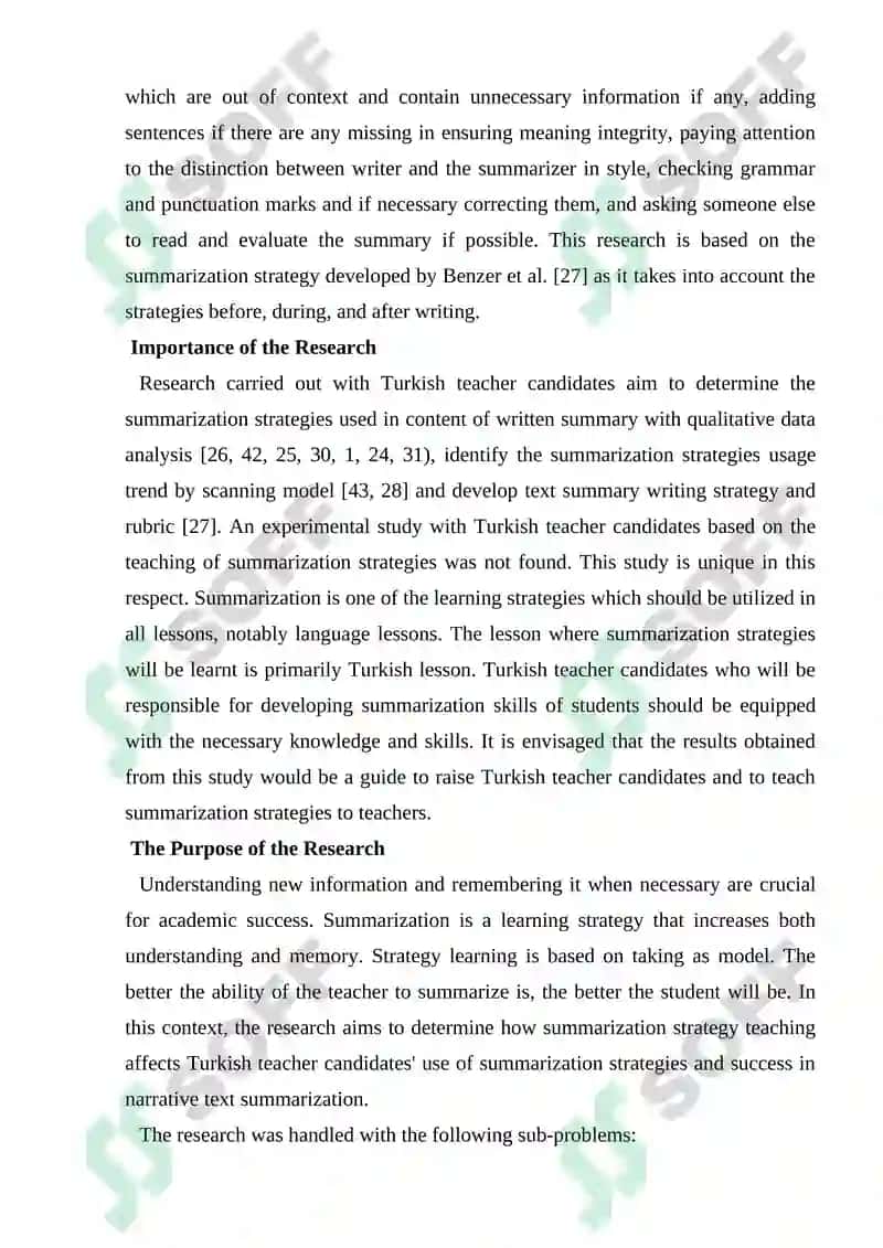Teaching Summarization Strategies 5