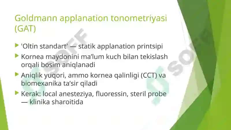 Ko‘z ichki bosimini baholash — Innovatsion usullar 5