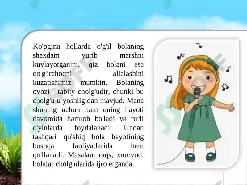 Bolalarning musiqiy ta`limi 5
