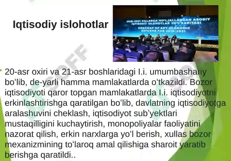 Mustaqil O'zbekiston: yosh davlatning iqtisodiy xolatni barqarorlashtirish uchun qo'ygan qadamlar 5