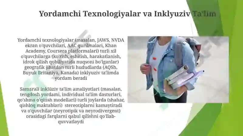 Inklyuziv ta'lim tolerant muhitni yaratish resursi sifatida 5