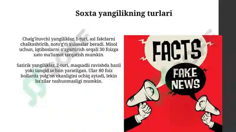 Soxta yangiliklar fenomeni 5