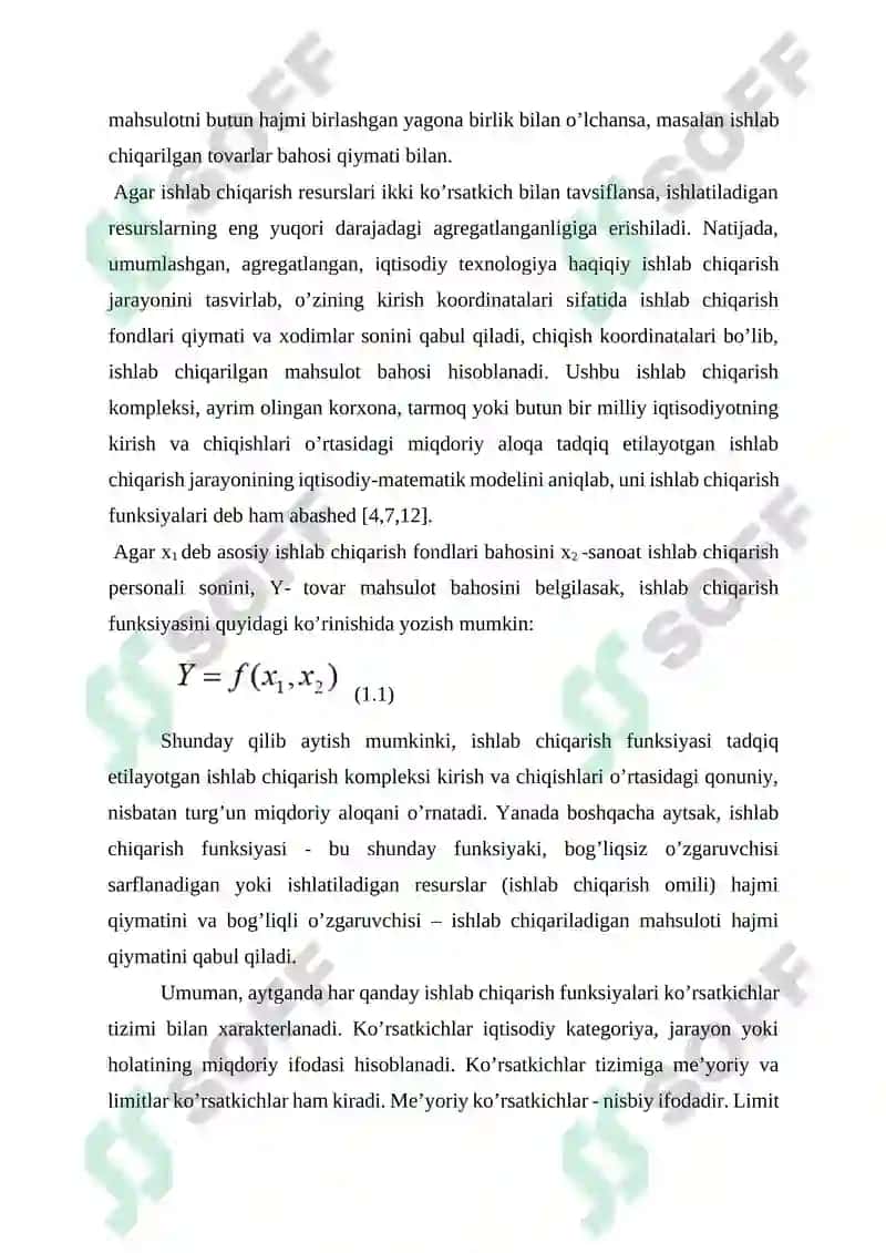 Iqtisodiy jarayonlarni ekonometrik tahlil etishda Excel elektron protsessoridan foydalanish 5