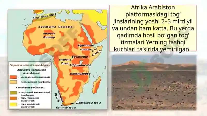 Geologik tuzilishi, relyefi va foydali qazilmalari 5