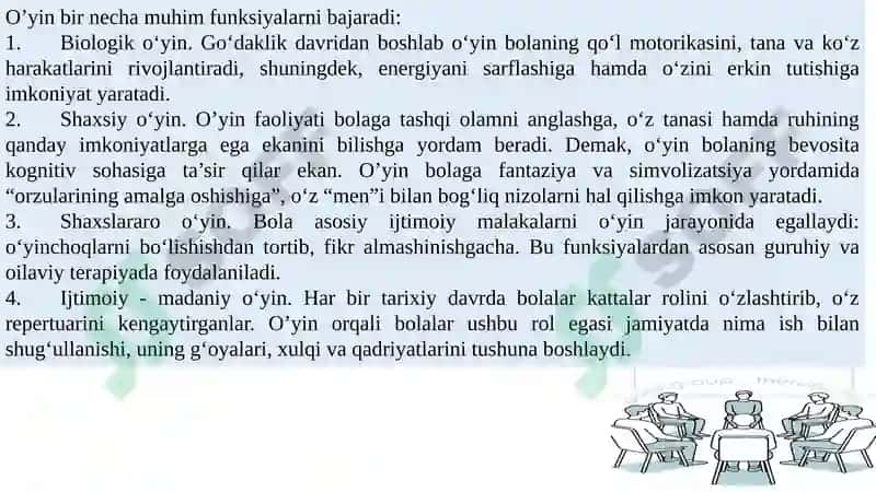 Guruhga psixoanalitik yondashuv va Psixodramma. 5