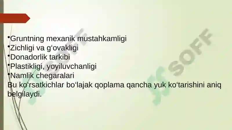 Aerodromlar gruntlarni tahlil qilish usullari 5