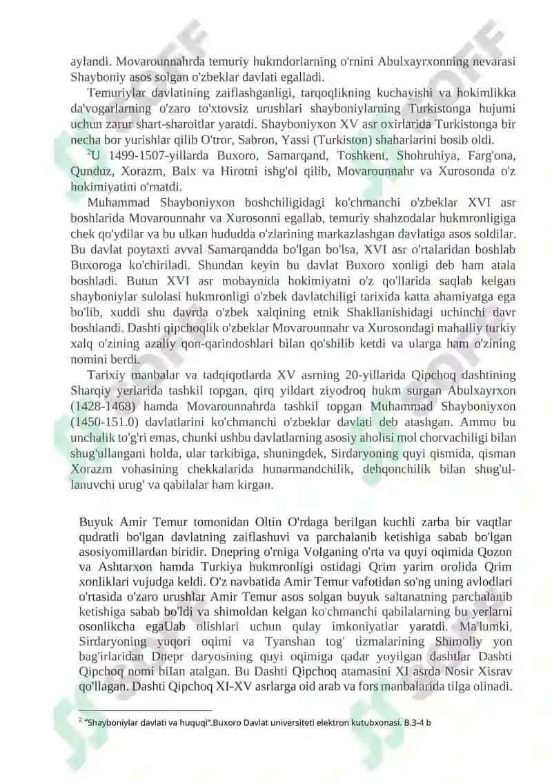 Shayboniylar davlat boshqaruvi 5