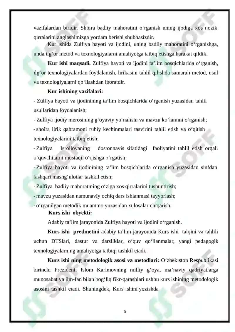Adabiy talimda Zulfiya hayoti va ijodini zamonaviy texnologiyalar 5