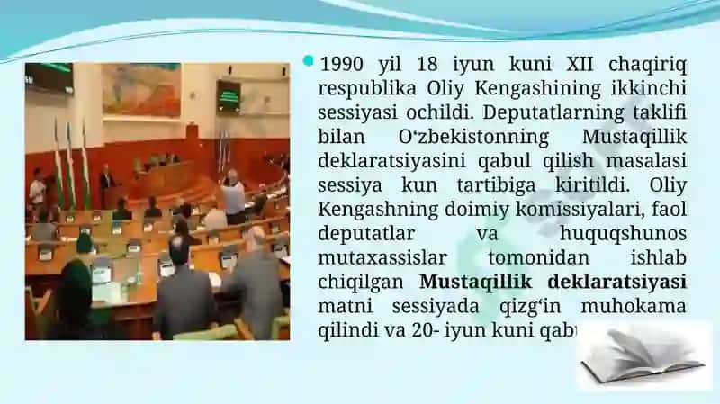 O'ZBEKISTON TANLAGAN MUSTAQIL RIVOJLANISH YO'LI VA UNING AHAMIYATI 5
