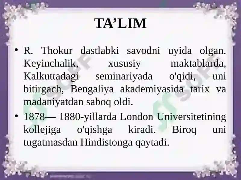 Robindranat Thokur 5