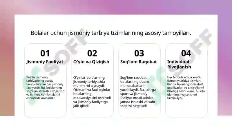 Bolalar uchun jismoniy tarbiya tizimlari rivoji 5