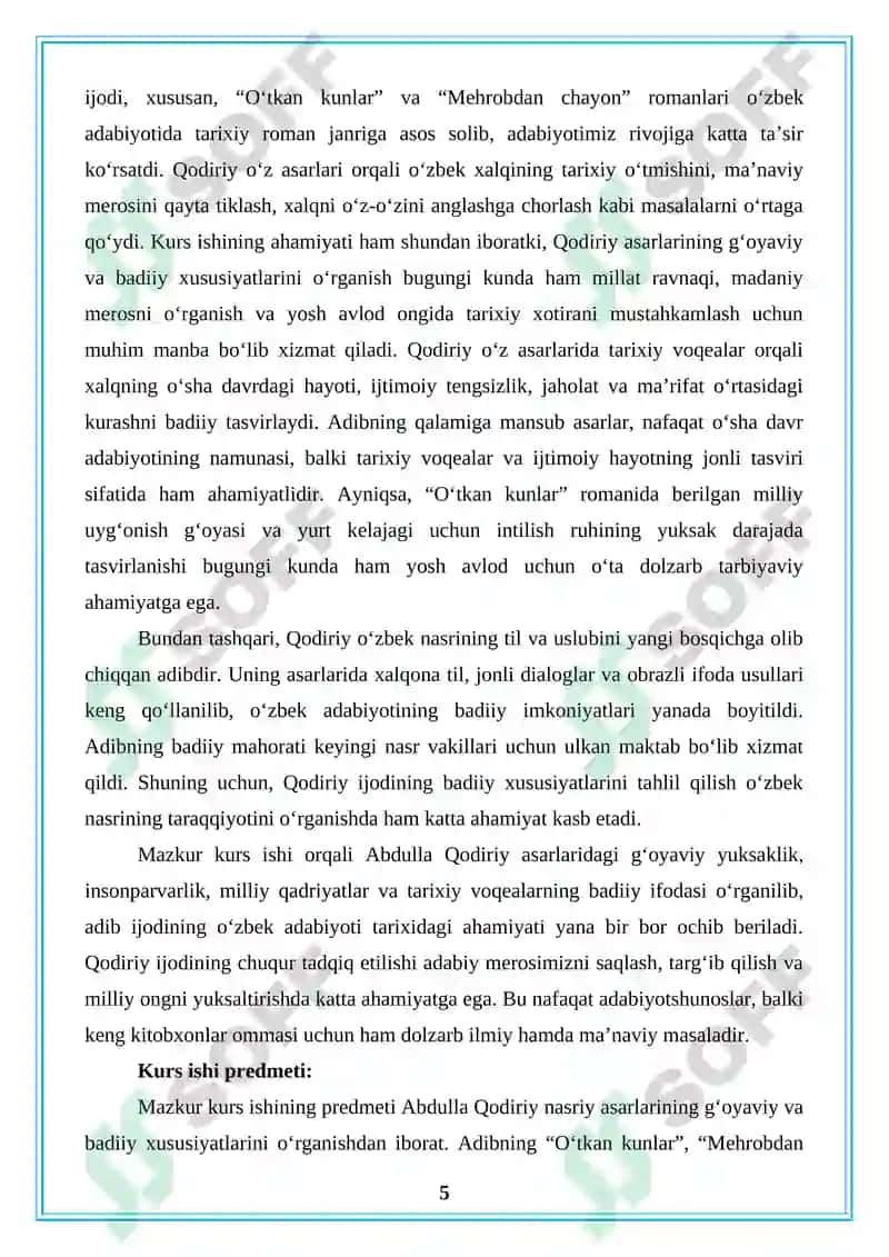 Abdulla Qodiriy nasriy asarlarining gʻoyaviy badiiy xususiyatlari 5